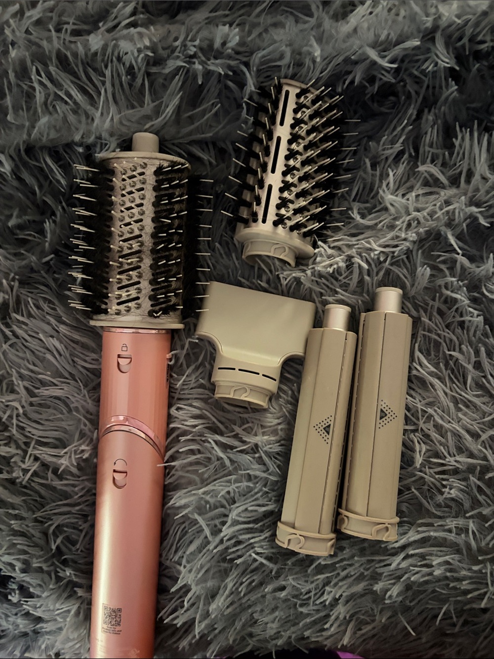 Shark Flexstyle Pink and Gold Hair Dryer - Compact Styling Tool